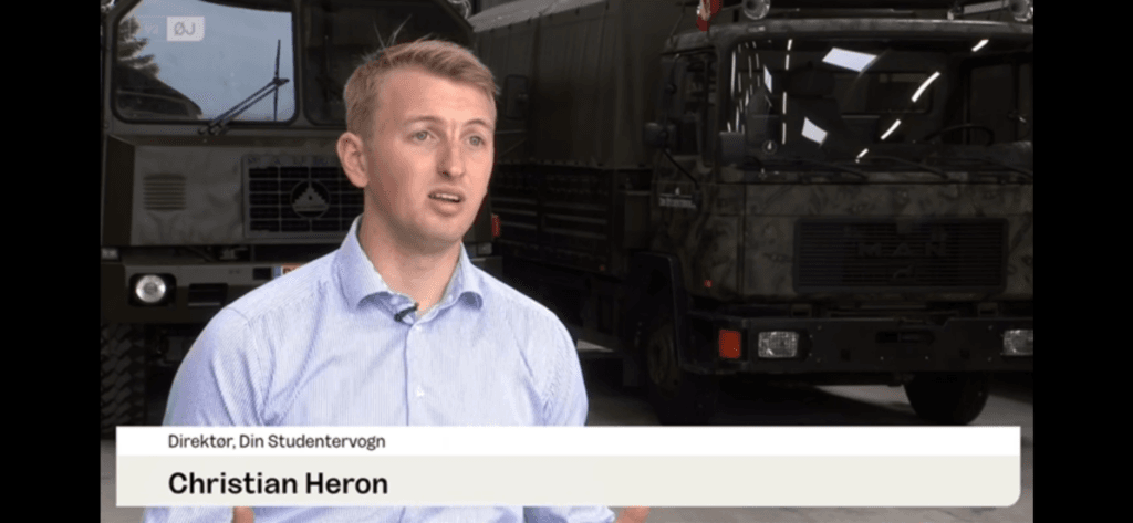 Christian Heron fra DinStudentervogn.dk - TV2 Østjylland